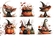 Enchanted Halloween Fall Clipart, a Seasonal Illustration by Daily.Designs (Thumbnail 2 of 5)