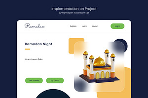 3D Ramadan Illustration