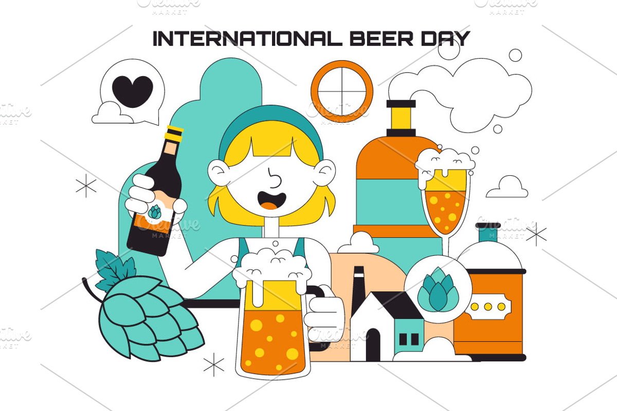 10 International Beer Day, a Food Illustration by denayunebgt (Photo 4 of 4)
