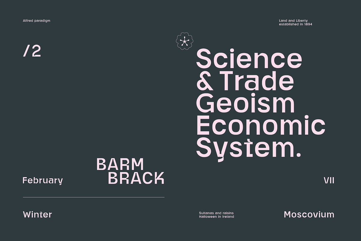 Jabogram Font, a Sans Serif Font by baqoos (Photo 8 of 9)