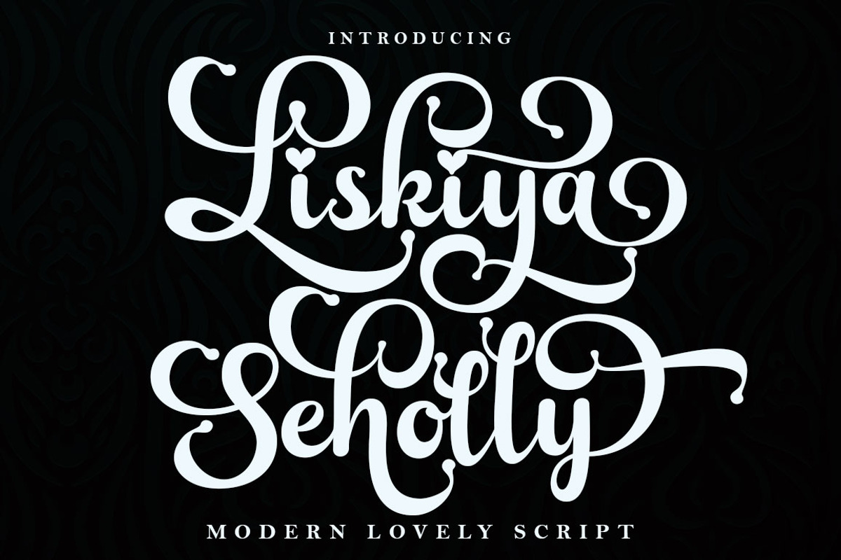 Liskiya Seholly Script, a Script Font by Madjack.font (Photo 1 of 15)