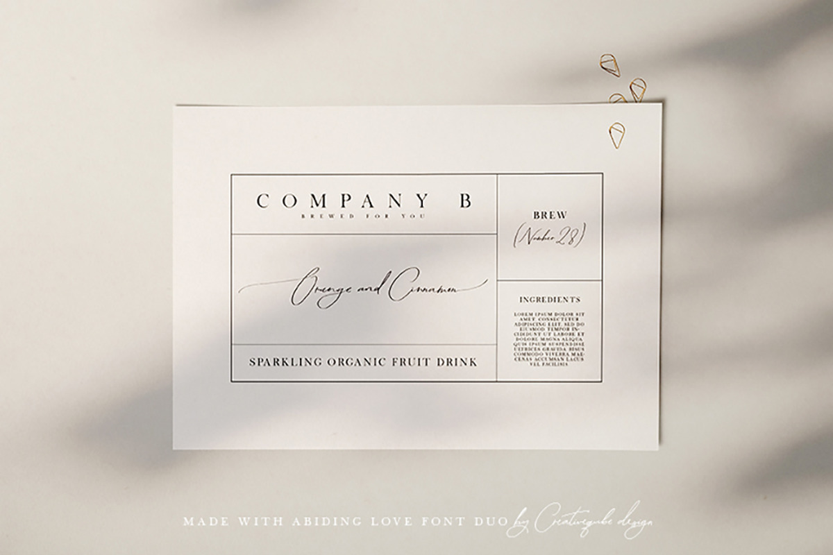 Abiding Love Collection Fonts preview 3