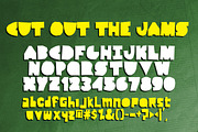 Cut Out The Jams, a Font by boldversion (Thumbnail 1 of 3)