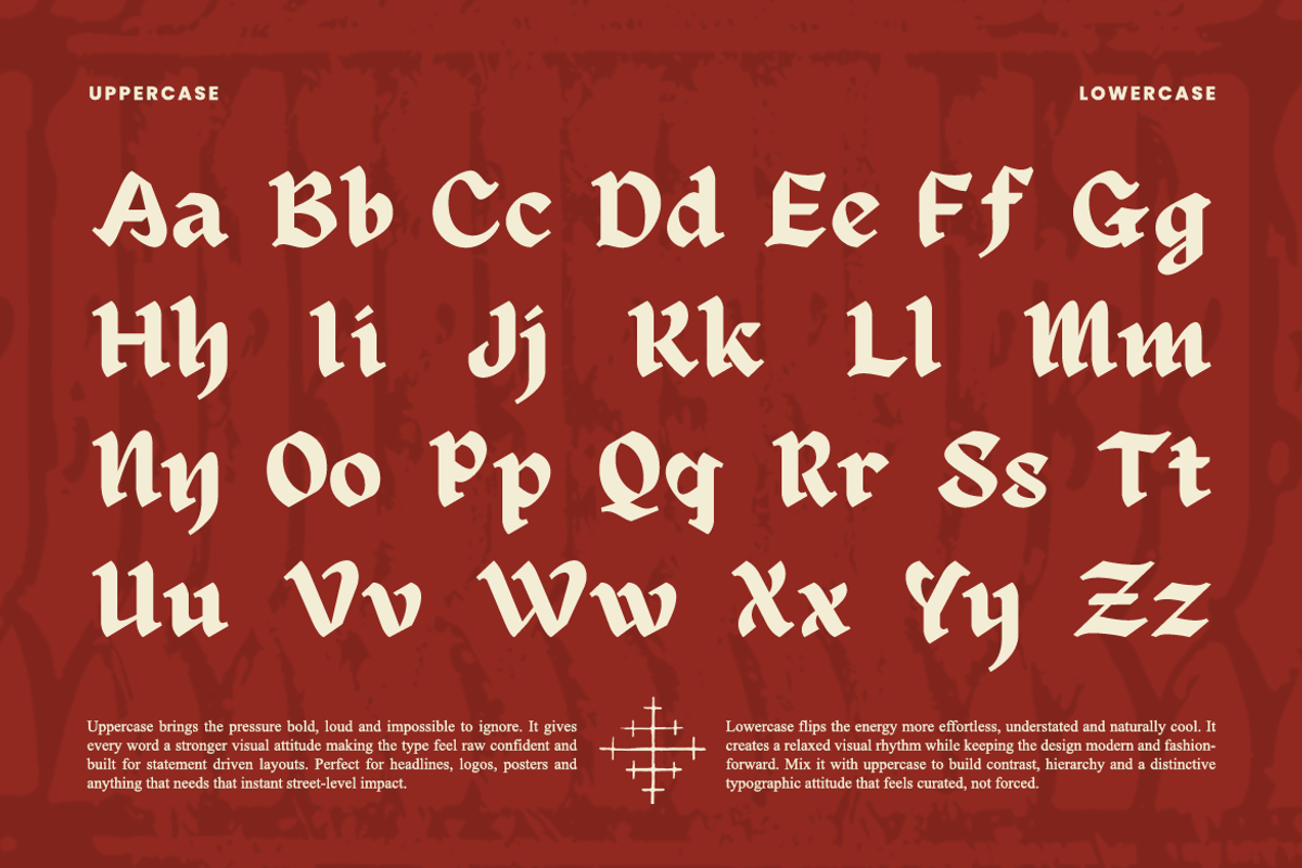 Elgarde Modern Blackletter Font, a Blackletter Font by Vadovastd (Photo 2 of 11)