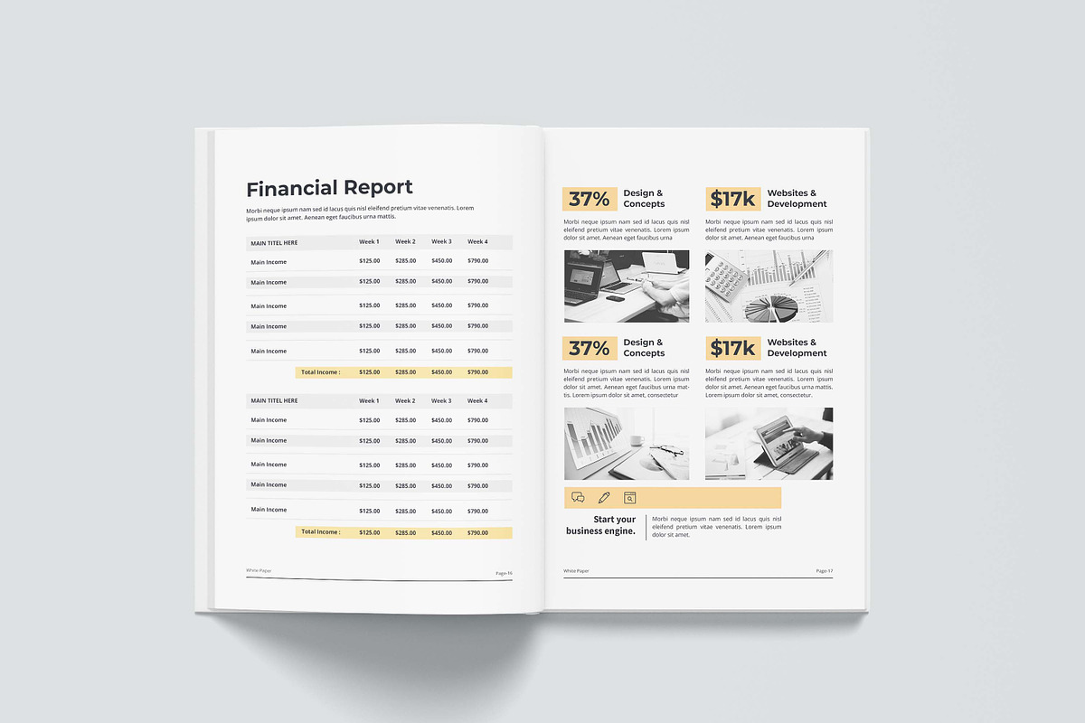 Annual Report | MS Word & Indesign, a Brochure Template by obayes (Photo 14 of 17)