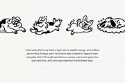 Dog Days: 100 Textured Pups Pack, an Animal Illustration by Veyla (Thumbnail 2 of 14)