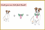 Jack Russell Clipart Digital Paper, an Animal Illustration by VianneArt (Thumbnail 6 of 8)