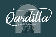Qardilla Font, a Script Font by ponuppo (Thumbnail 1 of 3)