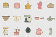 Kitchen & Cooking Icon Set, an Icon by NatalieArtShop (Thumbnail 2 of 15)