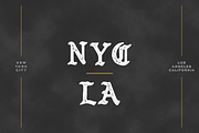 Pueblo Blackletter - 4 Styles, a Script Font by Millieangelo (Thumbnail 8 of 8)