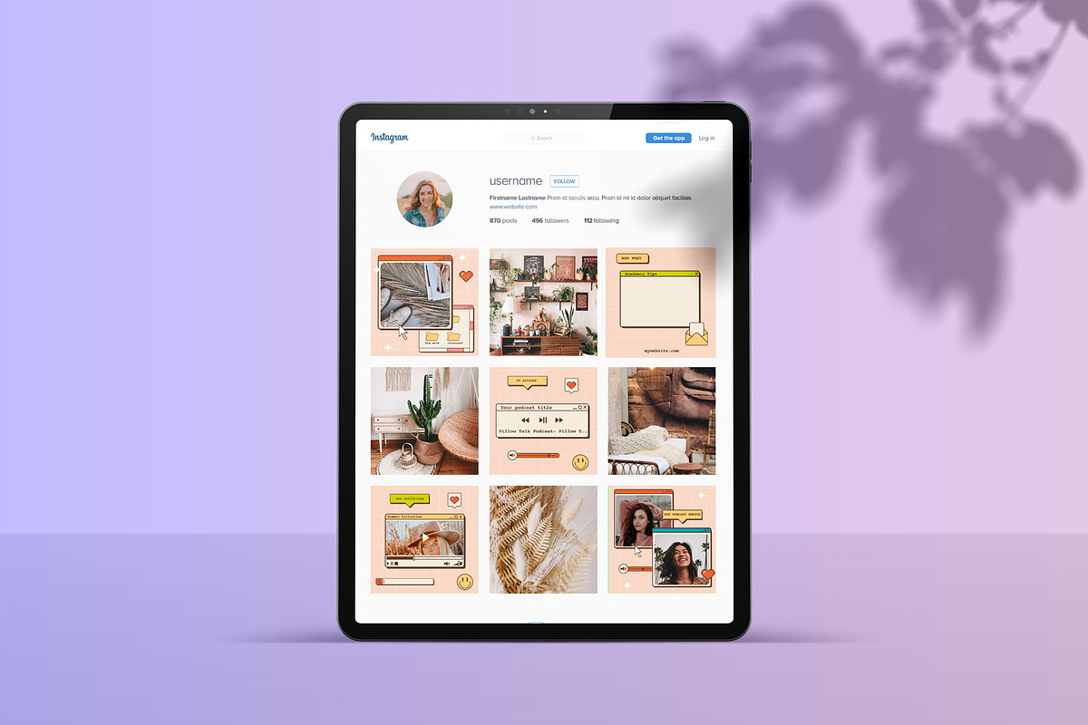 Retro Computer - Instagram Templates, a Social Media Template by millering (Photo 12 of 13)