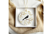 Ceramic Ornament Mockup, a Merchandise Mockup by EmpaviMockups (Thumbnail 4 of 6)