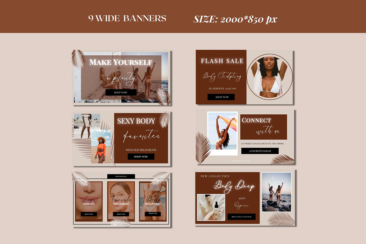Canva Website Banner Templates -Bold preview 4