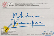 Medica Recipes, a Handwritten Font by NUGS (Thumbnail 1 of 6)