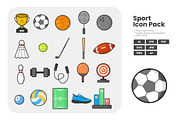 Sports Equipment Icon Set, a Duotone Icon by erifqizeicon (Thumbnail 1 of 3)
