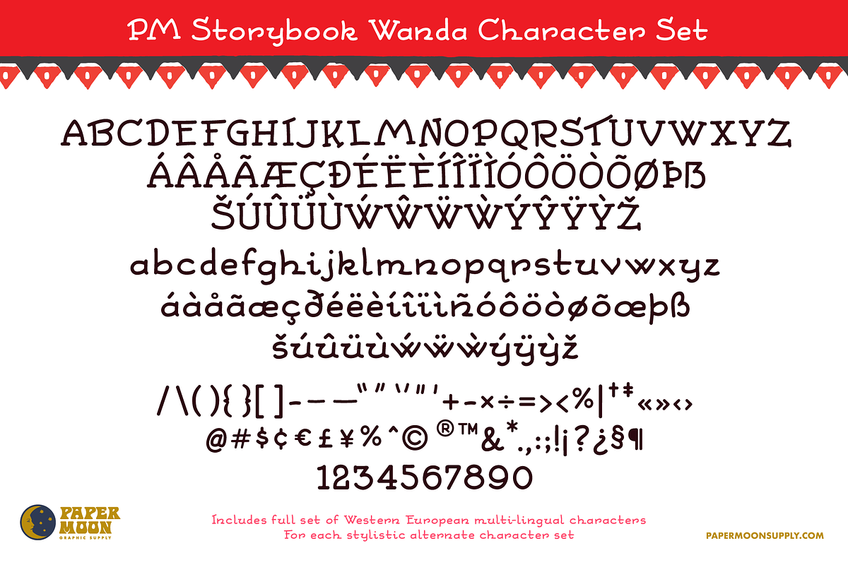 Wanda Vintage Pen & Ink Style Font, a Handwritten Font by Paper Moon Graphic Supply (Photo 3 of 12)