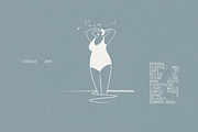 Summer People: Minimal Line Art, a Person Illustration by Veyla (Thumbnail 5 of 11)