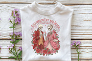 Skeleton Love Valentine PNG, an Illustration by CraftArtStudio (Thumbnail 3 of 4)