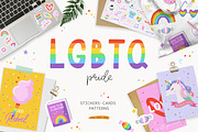 LGBTQ Pride, a Decorative Illustration by Inky Reindeer (Thumbnail 1 of 10)