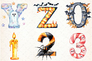 Halloween Alphabet Sublimation Clipa, an Illustration by Libby Wishes (Thumbnail 2 of 7)