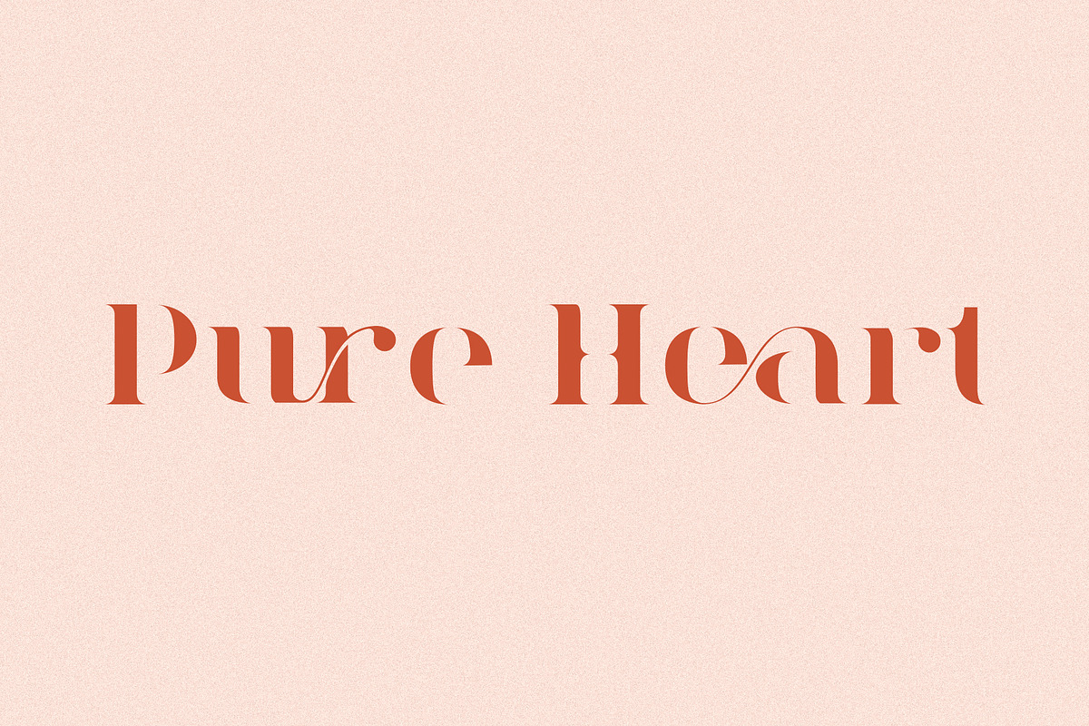 Pure Heart - Serif Font, a Serif Font by Pulp Creative Studios (Photo 2 of 14)
