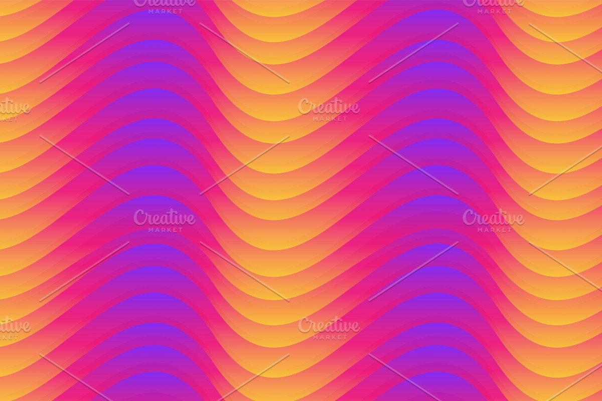 Hologram vector pattern pack, a Pattern Graphic by Gudiny (Photo 3 of 13)