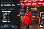 Store front Signage Logo Mockup, an Advertising Mockup by Nahar_std (Thumbnail 5 of 6)