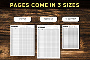 Monthly Attendance Template, a Stationery Template by Graphicsnext (Thumbnail 2 of 4)