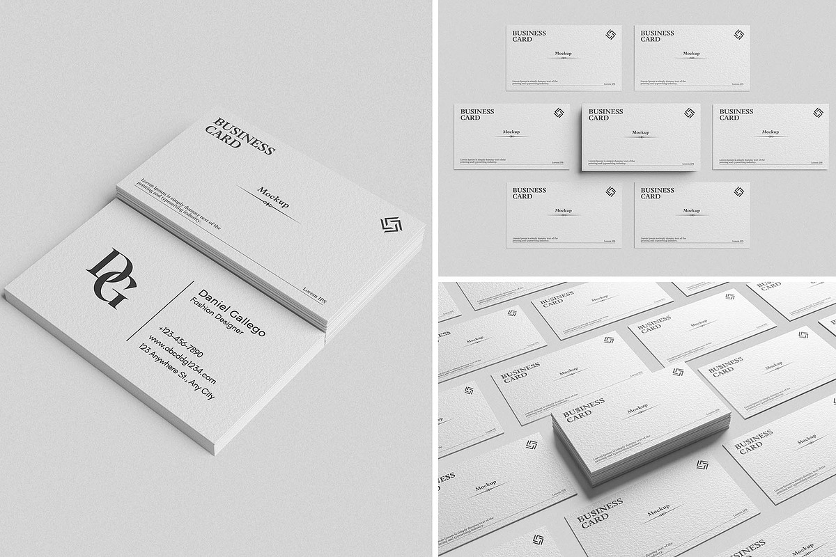 Realistic Business card Mockup, an Advertising Mockup by Se٧enStudio (Photo 4 of 4)