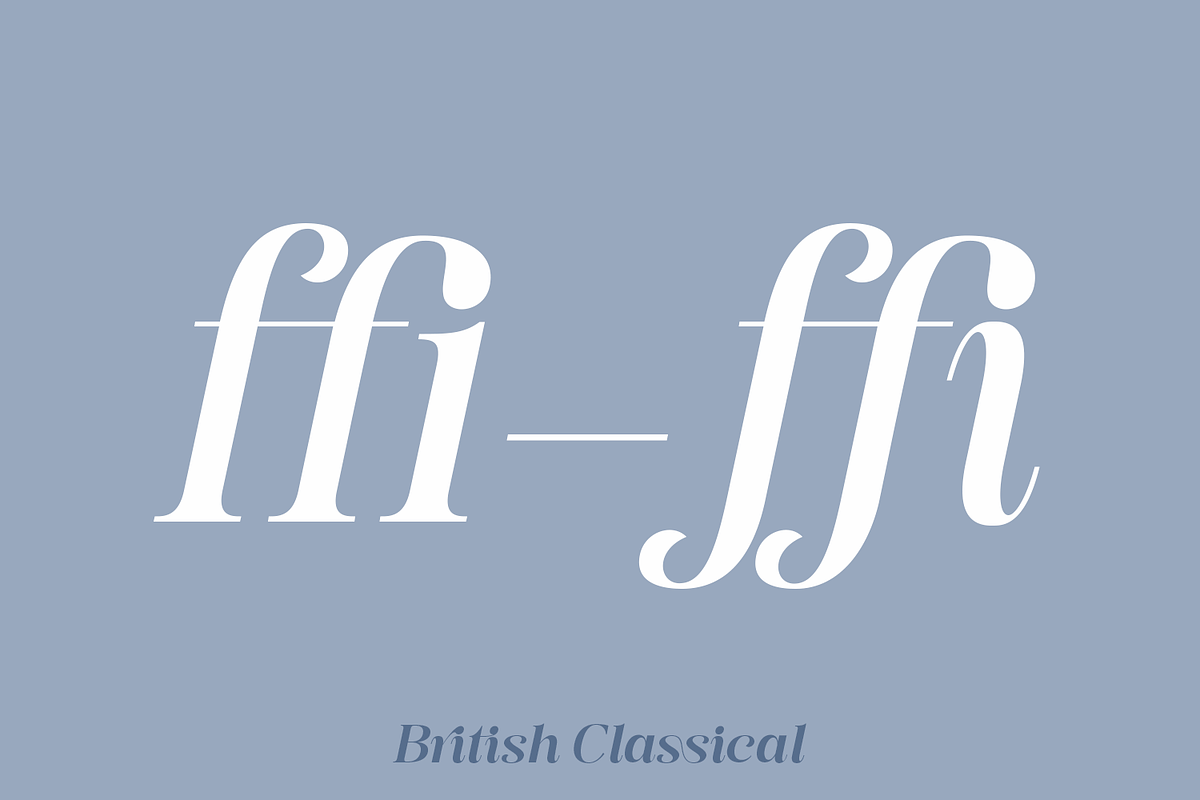 British Classical - Display Serif, a Serif Font by TypeClassHeroes (Photo 4 of 15)