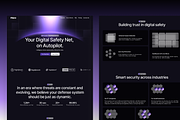 AI Cyber Security Framer Template, a Landing Page Template by Rozepaars Design (Thumbnail 2 of 3)