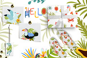 Summer time, Tropical clipart, a Decorative Illustration by Usis (Thumbnail 11 of 13)