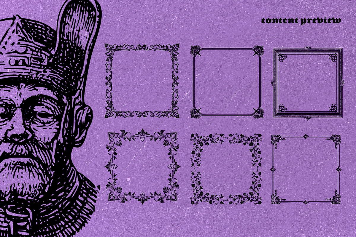 Gothism Vol.2 - Vector Shapes, an Object Graphic by BeNone Designs (Photo 4 of 7)