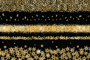 Gold Glitter Overlay Frames Borders, a Texture Graphic by Nifty Template Studio (Thumbnail 3 of 9)