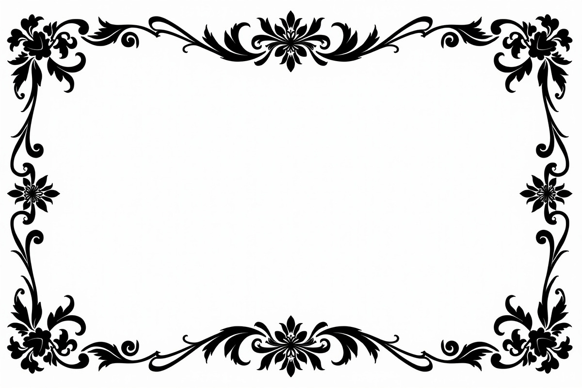 Vintage Frame Laser Cut Files, an Illustration by hafijul (Photo 8 of 9)