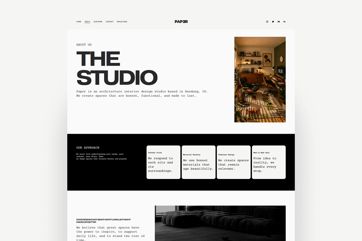 Architecture Squarespace Template, a Squarespace Template by bonjourdsgnco (Photo 6 of 13)