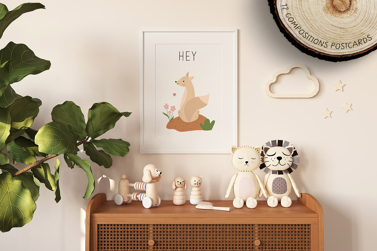 Woodland - cute collection, an Animal Illustration by roskque (Photo 6 of 11)