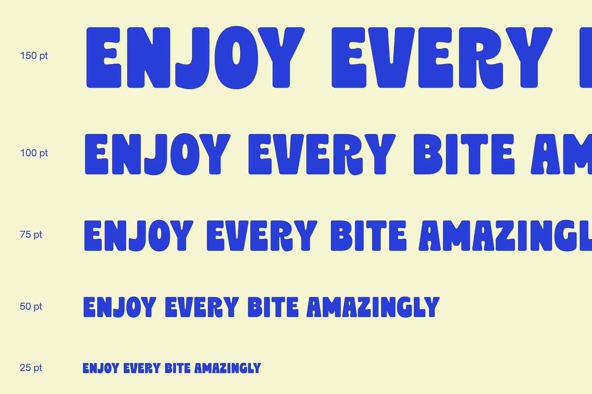Sweet Crunch - Playful Display Font, a Font by Studio Moara (Photo 7 of 8)