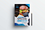 Special Burger Menu Template, a Flyer Template by obayes (Thumbnail 2 of 4)