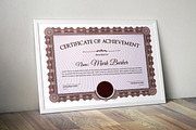 Certificate Word | PSD | AI, a Stationery Template by Curve Design (Thumbnail 5 of 6)