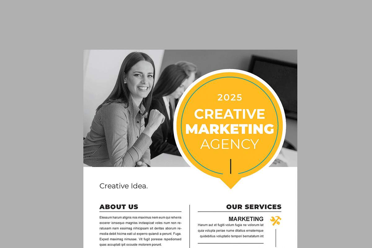 Business Flyer Template, a Flyer Template by MightyDesign (Photo 2 of 8)