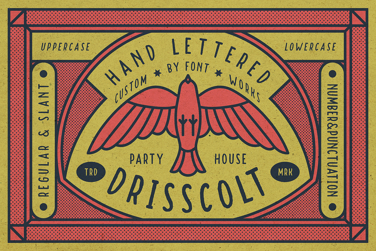 Drisscolt - Hand Lettered Font, a Handwritten Font by Morand Union (Photo 1 of 8)