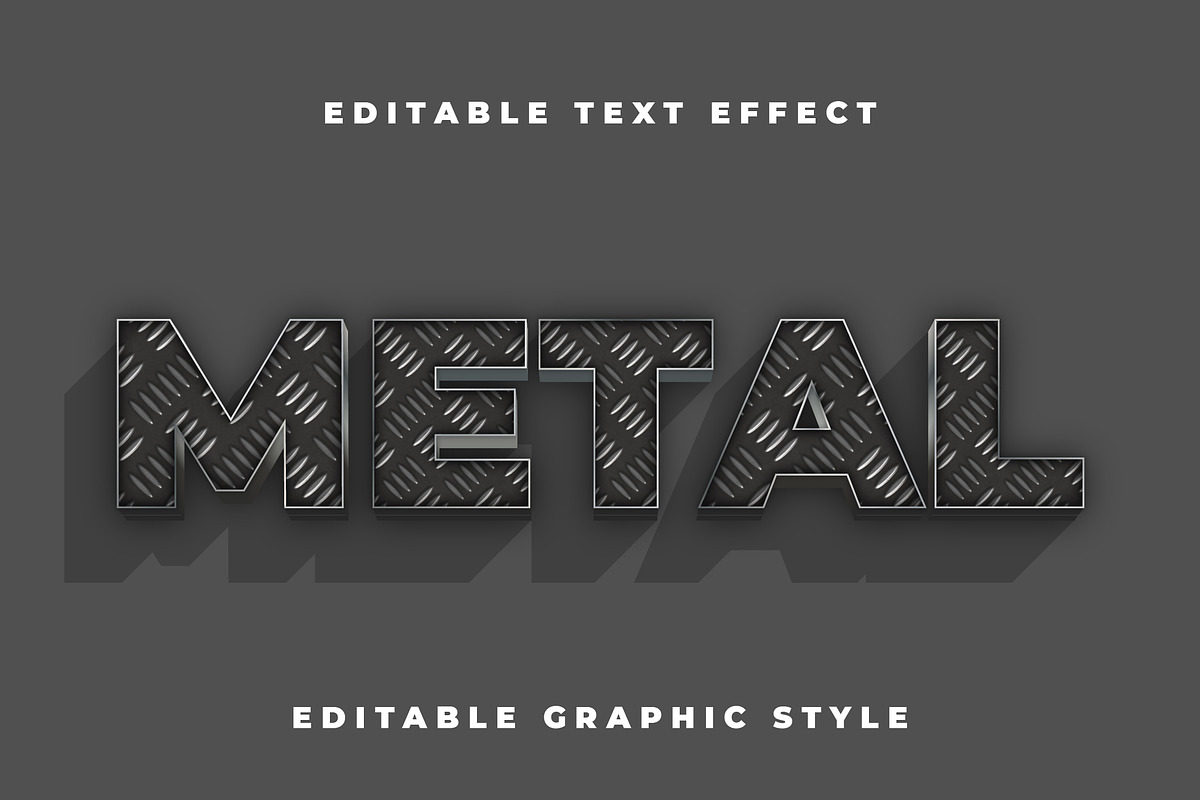 Industrial Metal Text Effect preview 3