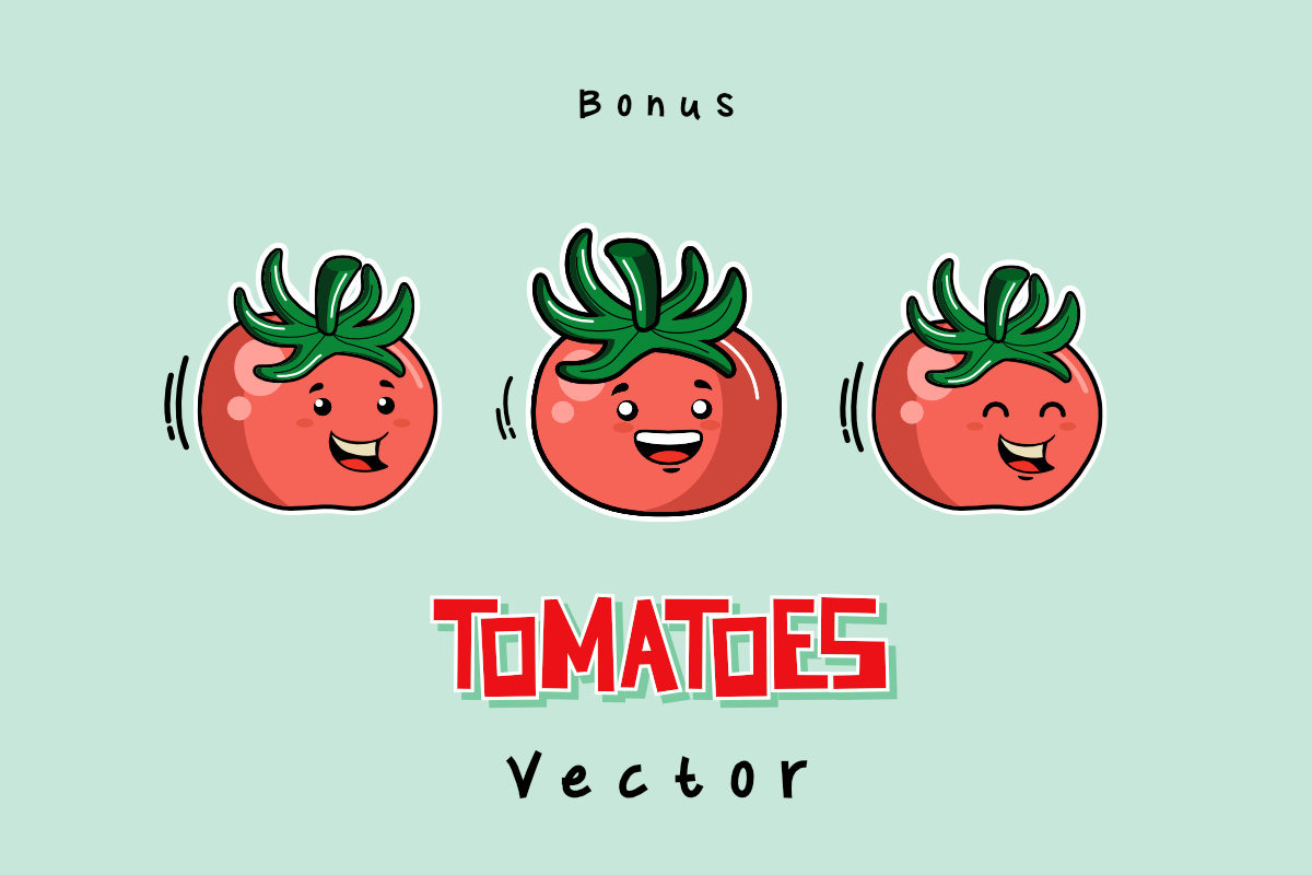 Tomatoes Playfull Typeface preview 4