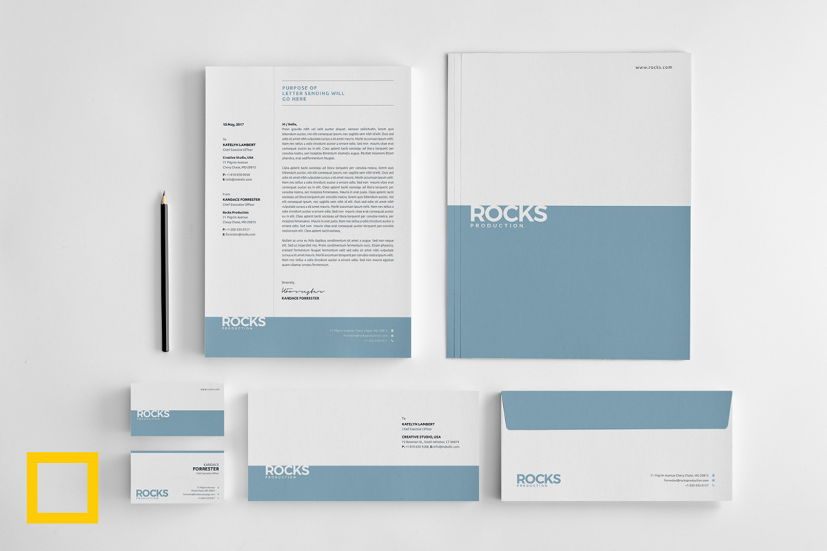 Brand Identity, a Stationery Template by DesignJanala (Photo 2 of 10)