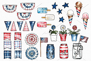Star-Spangled Patriotic Graphic Pack, an Illustration by plaidGecko (Thumbnail 2 of 5)