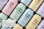330ml Soda Can Mockup, a Packaging Mockup by Toasin Studio (Thumbnail 4 of 7)