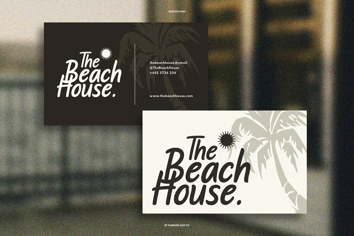 Gartten - Bold Handwritten Font, a Handwritten Font by Flawless And Co (Photo 3 of 9)