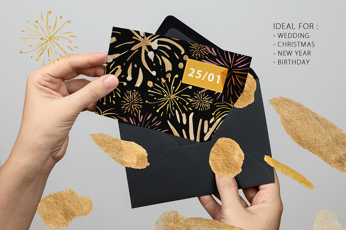 Watercolor Firecracker, a Decorative Illustration by Design X0 (Photo 10 of 10)