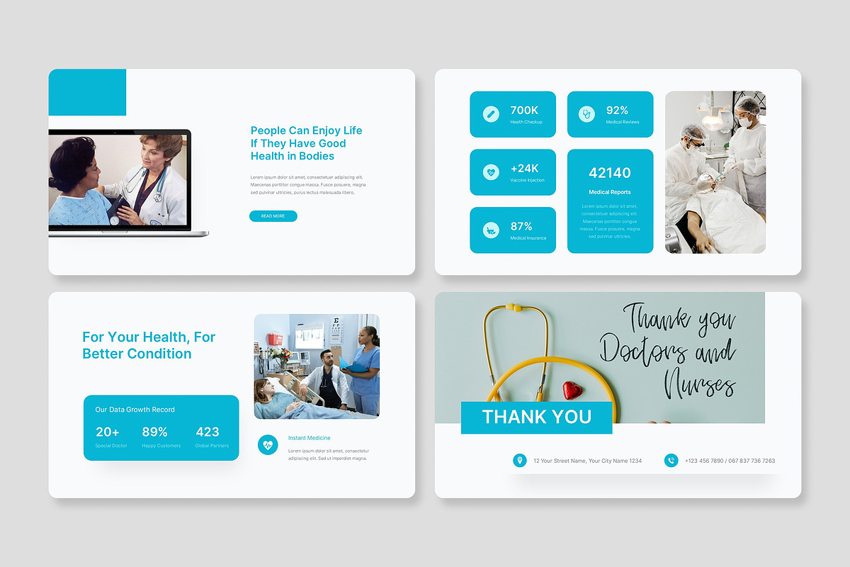 Wecare - Healthcare PowerPoint, a Presentation Template by Premast (Photo 4 of 4)
